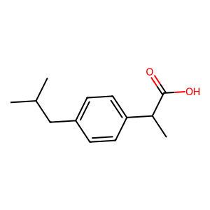 RDKit ibuprofen Example